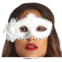 ANTIFAZ BLANCO CON FLOR