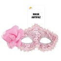 ANTIFAZ ROSA CON FLOR