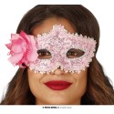 ANTIFAZ ROSA CON FLOR
