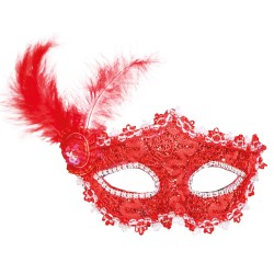 ANTIFAZ ROJO CON PLUMA