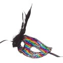 ANTIFAZ MULTICOLOR CON PLUMA