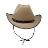 SOMBRERO VAQUERO FIELTRO MARRON CLARO