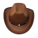 SOMBRERO VAQUERO FIELTRO MARRON