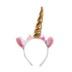 DIADEMA UNICORNIO ORO