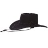 SOMBRERO VAQUERO NEGRO SIMIL- PIEL