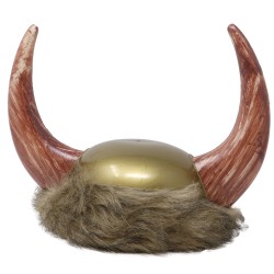 CASCO VIKINGO CON PIEL