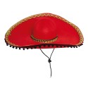 SOMBRERO MEXICANO ROJO FIELTRO