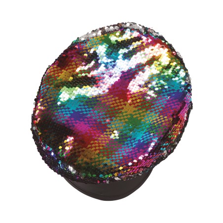 GORRO POLICIA LENTEJUELAS MULTICOLOR