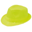 GORRO GANGSTER LENTEJUELAS NEON