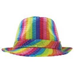 GORRO GANGSTER LENTEJUELAS MULTICOLOR