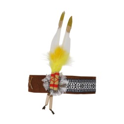 CINTA CON PLUMAS INDIO/A EXTRA