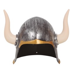 CASCO BARBARO CON CUERNOS