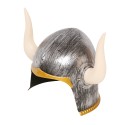 CASCO BARBARO CON CUERNOS