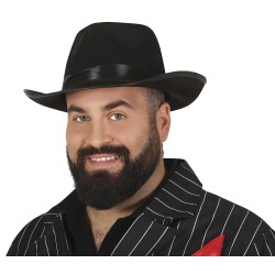 Sombrero Ganster Adulto Negro