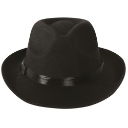 Sombrero Ganster Adulto Negro