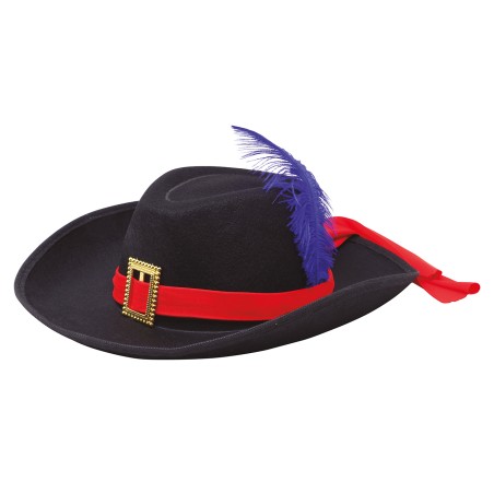 Sombrero Mosquetero Negro