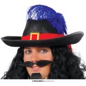 Sombrero Mosquetero Negro