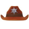 Sombrero Sherif Marrón