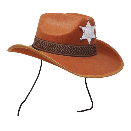 Sombrero Sherif Marrón