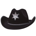 SOMBRERO SHERIF FIELTRO NEGRO