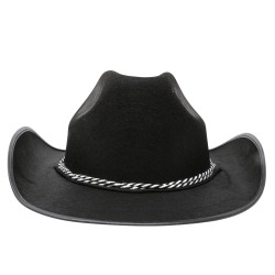 SOMBRERO SHERIF FIELTRO NEGRO