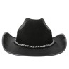 SOMBRERO SHERIF FIELTRO NEGRO