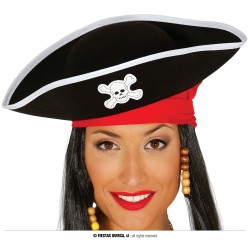 SOMBRERO PIRATA FIELTRO