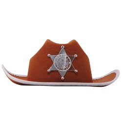 Sombrero Sherif Marrón