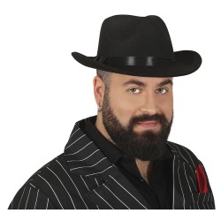 SOMBRERO GANSTER NEGRO