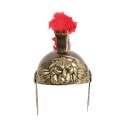 CASCO ROMANO INFANTIL ORO CON PLUMA