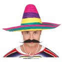 SOMBRERO MEJICANO 50 CMS.MULTICOLOR