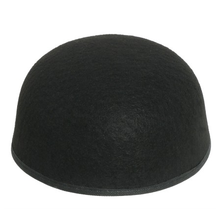 CASQUETE FIELTRO NEGRO PARA DECO.