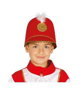 SOMBRERO MAJORETTE ROJO INFANTIL