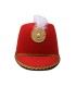 SOMBRERO MAJORETTE ROJO INFANTIL
