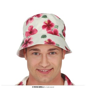 GORRO HAWAIANO FLORES