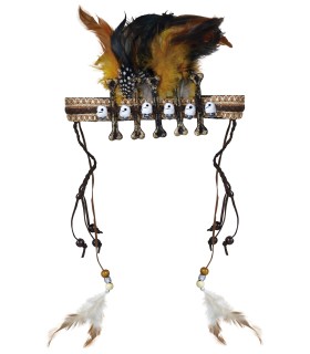 DIADEMA  VOODOO  CON PLUMAS