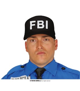 GORRA NEGRA F.B.I.