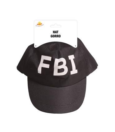GORRA NEGRA F.B.I.