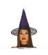 SOMBRERO BRUJA LILA