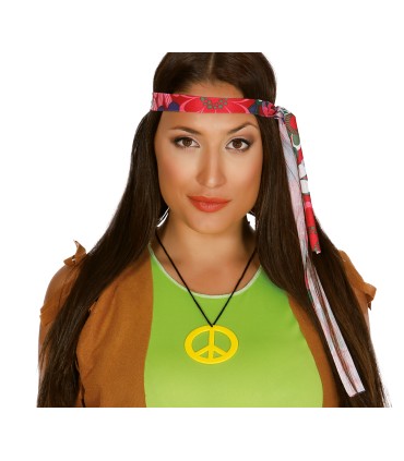 COLGANTES HIPPIE COLORES SURT. 7 CMS.