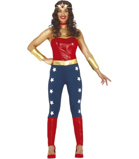 DISFRAZ DE SUPERHEROINA