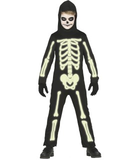 DISFRAZ DE GLOW IN THE DARK SKELETON INFANTIL