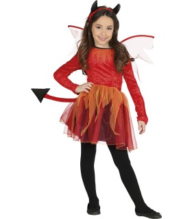 DISFRAZ DE DIABLESA INFANTIL
