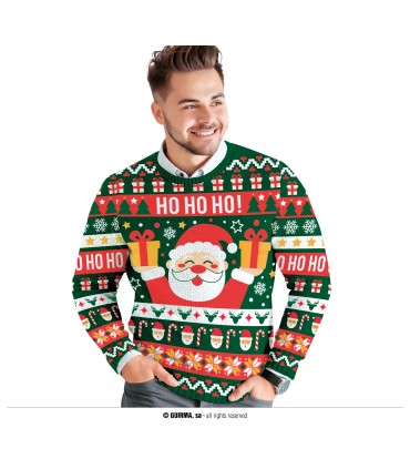 JERSEY NAVIDAD "HO HO HO", HOMBRE