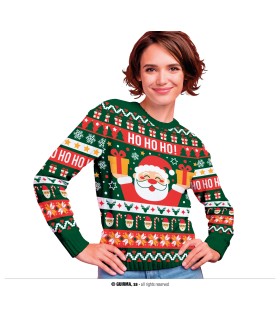 JERSEY NAVIDAD "HO HO HO" MUJER