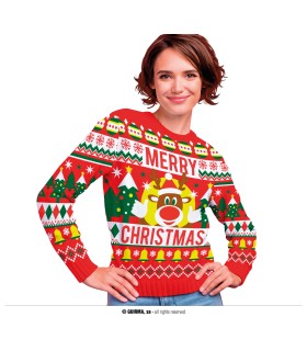 JERSEY NAVIDAD "MERRY XMAS" MUJER