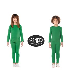 MAILLOT VERDE 2 PZAS UNISEX SPANDEX