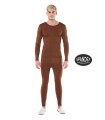 MAILLOT MARRON 2 PZAS HOMBRE SPANDEX