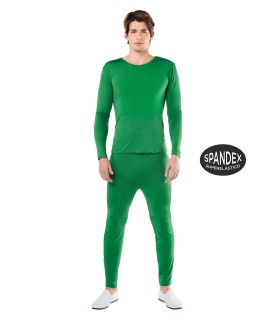 MAILLOT VERDE 2 PZAS HOMBRE SPANDEX