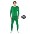 MAILLOT VERDE 2 PZAS HOMBRE SPANDEX